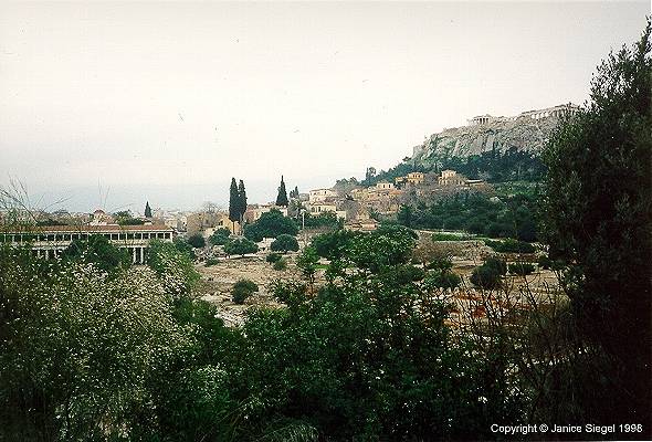 Overview of the Agora from the Hephaesteum